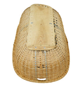 Large 19th Century Hand Woven and Pine Basket — thumbnail 3