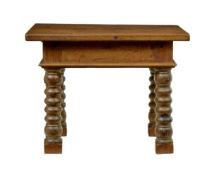 Dutch 19th Century Carved Oak Side Table — thumbnail 6
