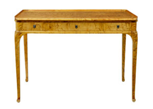 Elegant Early 20th Century Swedish Birch Writing Desk — thumbnail 9