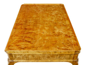 Elegant Early 20th Century Swedish Birch Writing Desk — thumbnail 4
