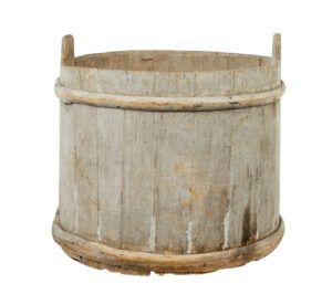 Large 19th Century Scandinavian Pine Storage Barrel — thumbnail 8
