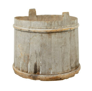 Large 19th Century Scandinavian Pine Storage Barrel — thumbnail 7