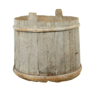 Large 19th Century Scandinavian Pine Storage Barrel — thumbnail 6