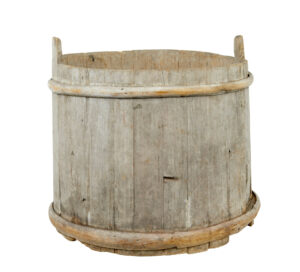 Large 19th Century Scandinavian Pine Storage Barrel — thumbnail 5