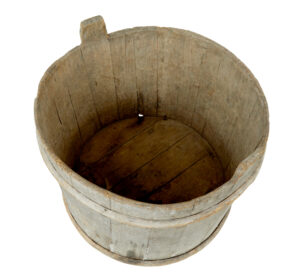Large 19th Century Scandinavian Pine Storage Barrel — thumbnail 4