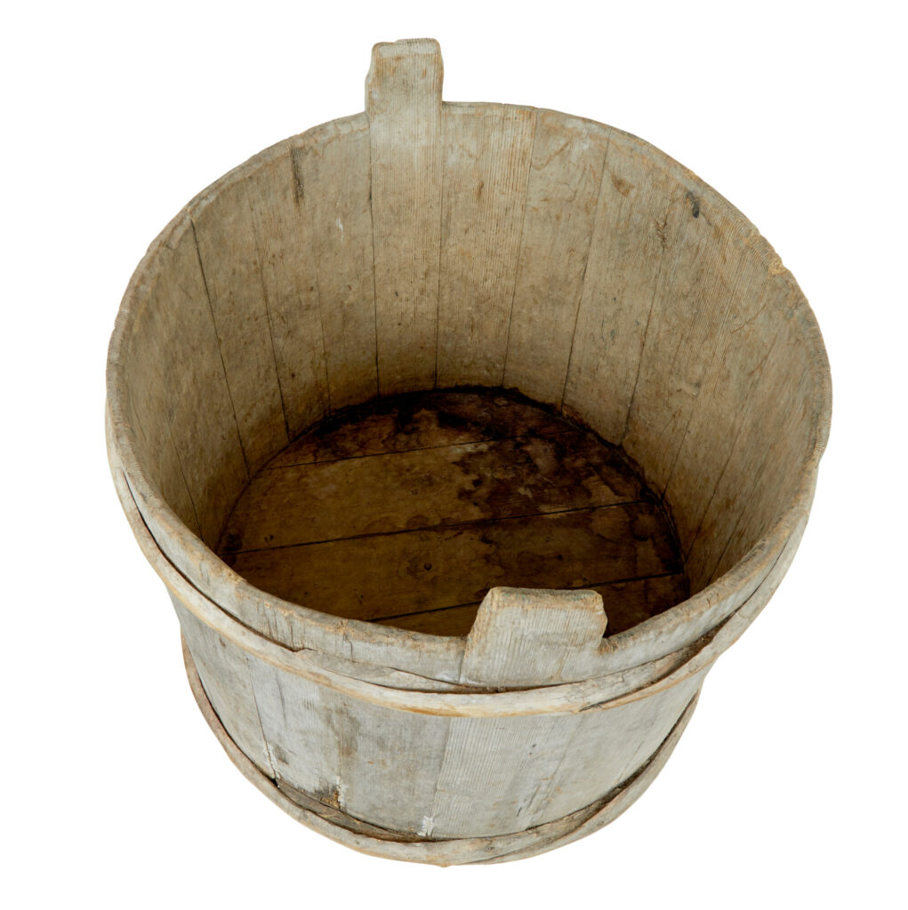 Large 19th Century Scandinavian Pine Storage Barrel — image 3