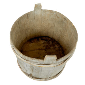 Large 19th Century Scandinavian Pine Storage Barrel — thumbnail 3