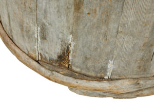 Large 19th Century Scandinavian Pine Storage Barrel — thumbnail 2