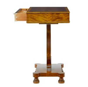 Late 19th Century Birch Sewing Table with Contents — thumbnail 10