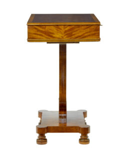 Late 19th Century Birch Sewing Table with Contents — thumbnail 8