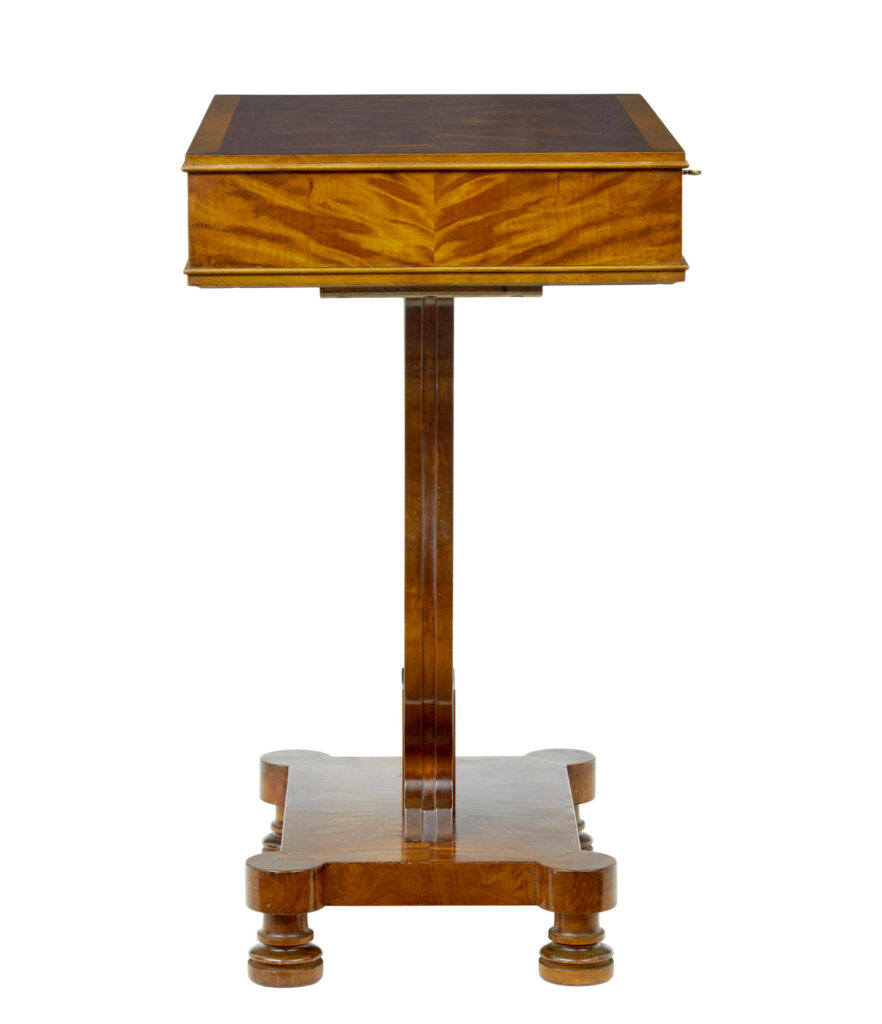 Late 19th Century Birch Sewing Table with Contents — image 8