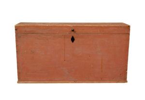 19th Century Scandinavian Pine Flat Top Trunk — thumbnail 7