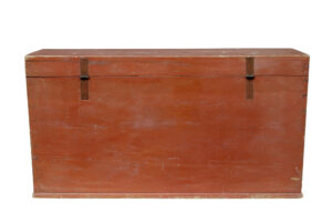 19th Century Scandinavian Pine Flat Top Trunk — thumbnail 5