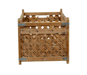 19th Century Scandinavian Pine Log Basket — thumbnail 6