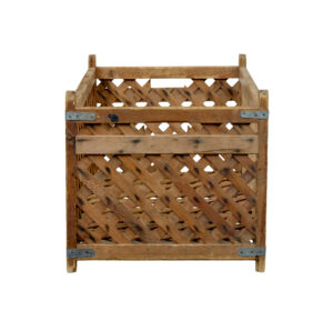 19th Century Scandinavian Pine Log Basket — thumbnail 4