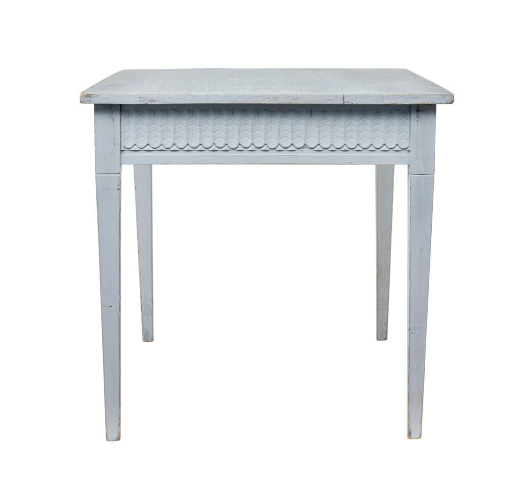 Late 19th Century Painted Pine Swedish Table — image 8