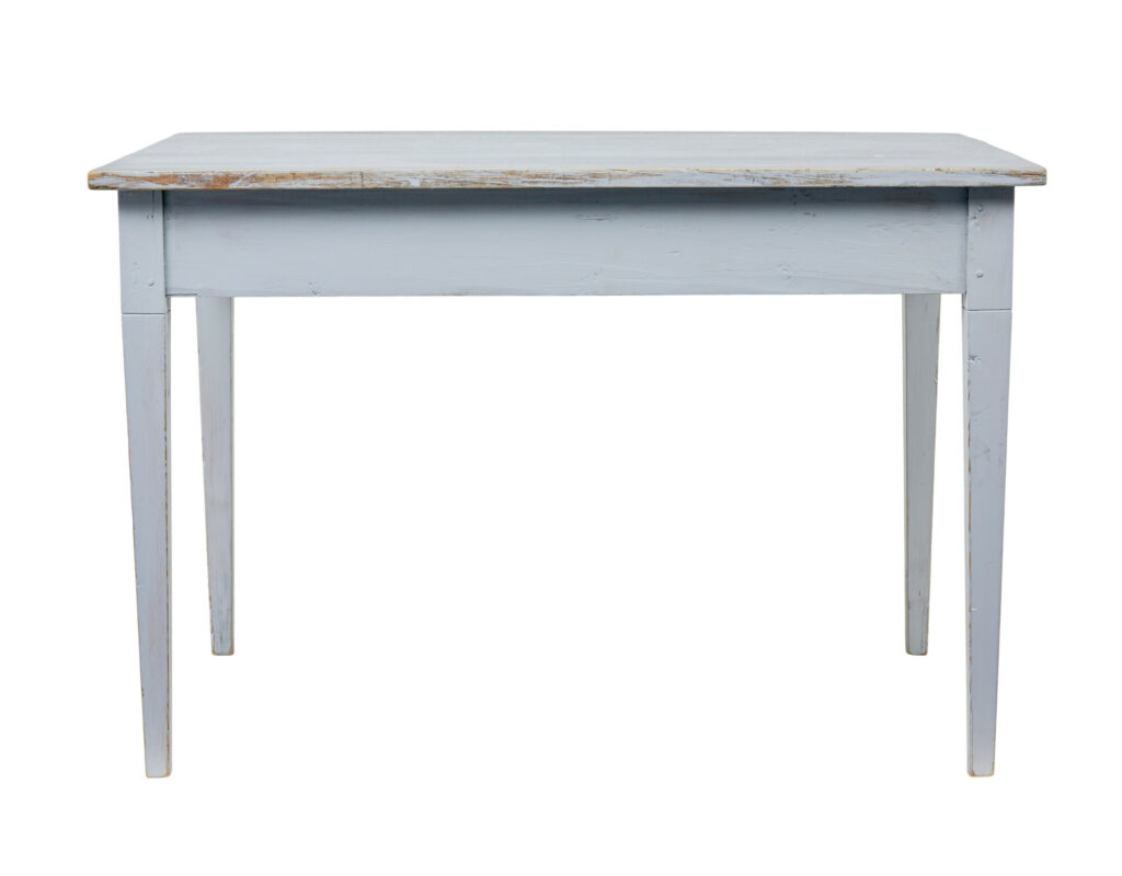 Late 19th Century Painted Pine Swedish Table — image 7