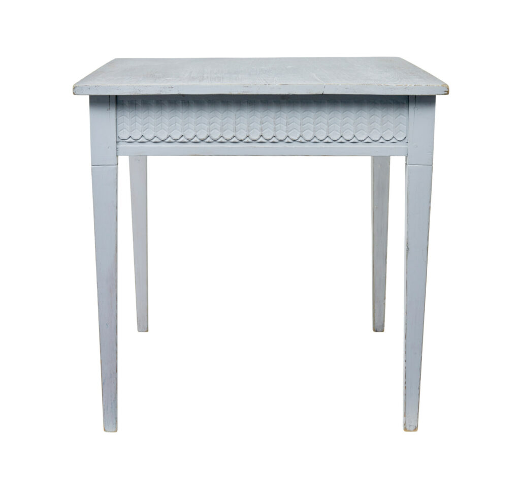 Late 19th Century Painted Pine Swedish Table — image 6