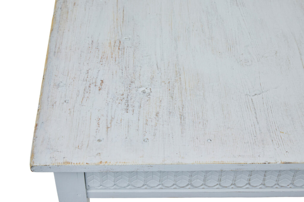 Late 19th Century Painted Pine Swedish Table — image 3