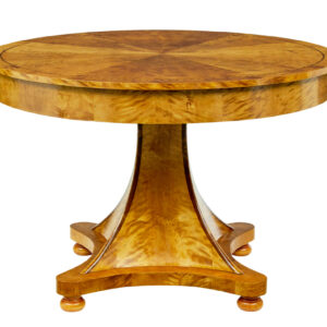 SCANDINAVIAN ART DECO INLAID BIRCH CENTER TABLE