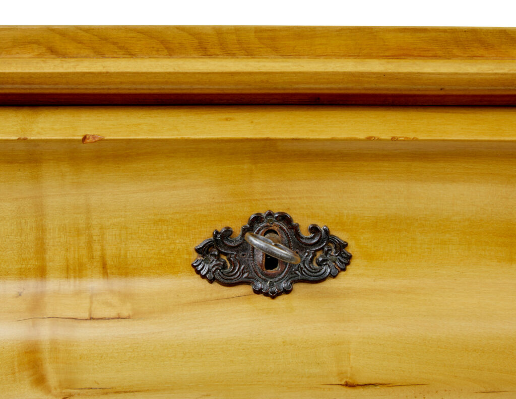 19th Century Swedish Birch Chest of Drawers — image 9