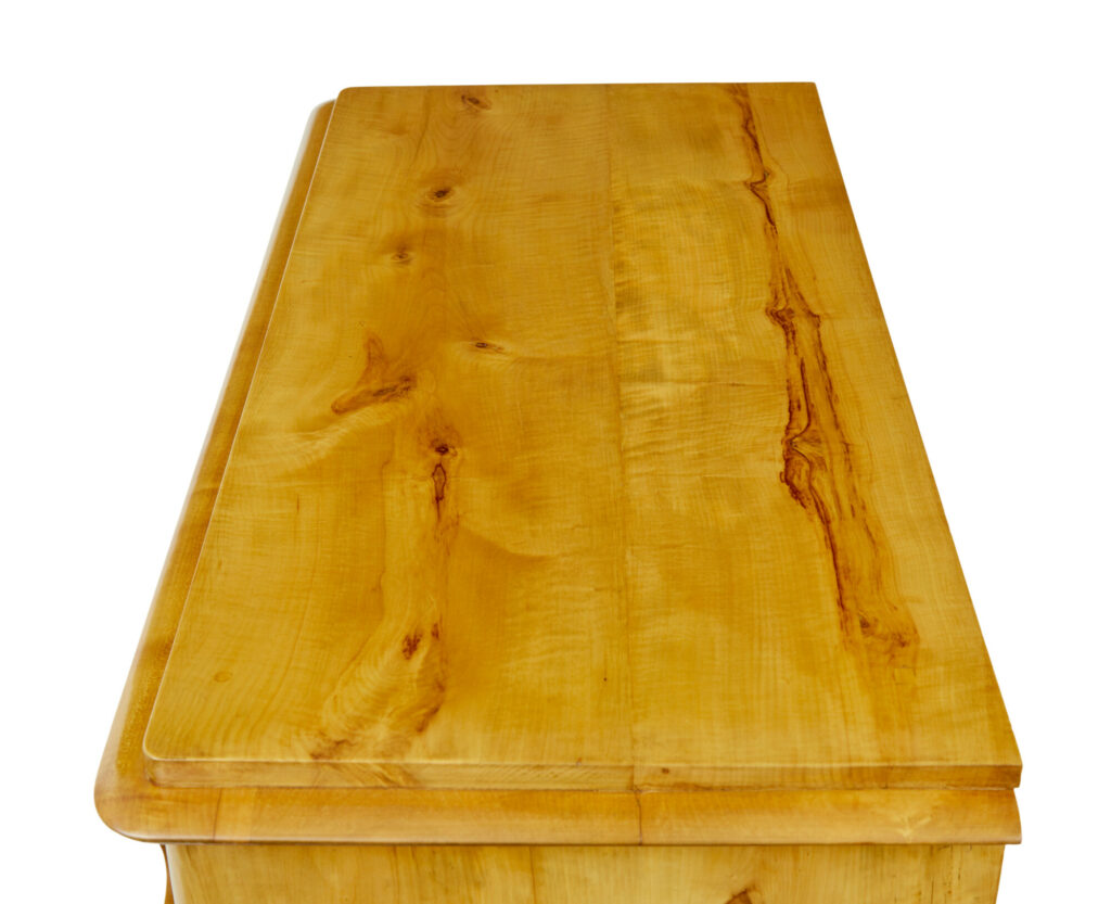 19th Century Swedish Birch Chest of Drawers — image 7