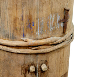19th Century Rustic Swedish Pine Barrel — thumbnail 9