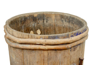 19th Century Rustic Swedish Pine Barrel — thumbnail 8