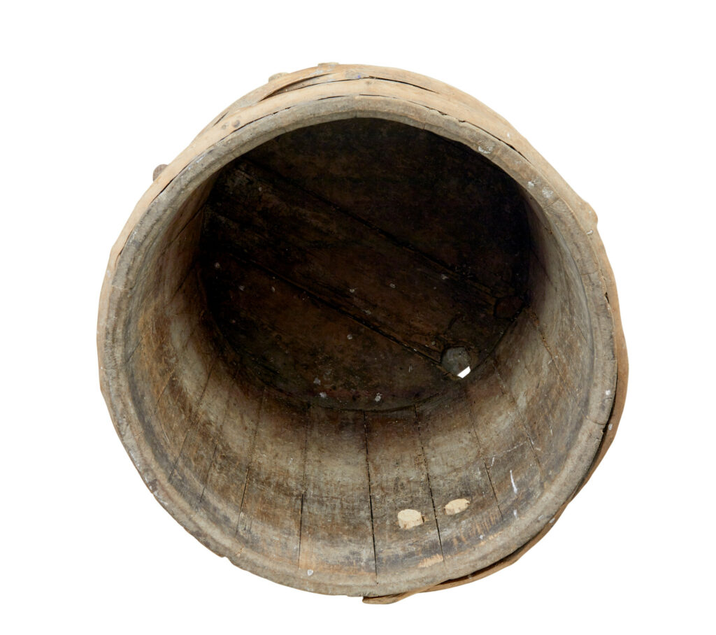 19th Century Rustic Swedish Pine Barrel — image 6