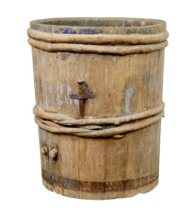 19th Century Rustic Swedish Pine Barrel — thumbnail 5