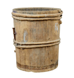 19th Century Rustic Swedish Pine Barrel — thumbnail 4
