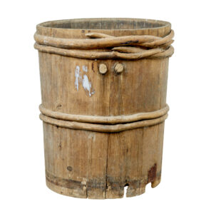 19th Century Rustic Swedish Pine Barrel — thumbnail 3