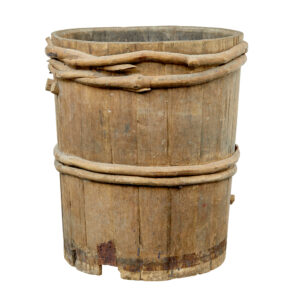 19th Century Rustic Swedish Pine Barrel — thumbnail 2