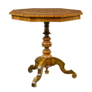 ITALIAN 19TH CENTURY INLAID WALNUT SORRENTO TABLE