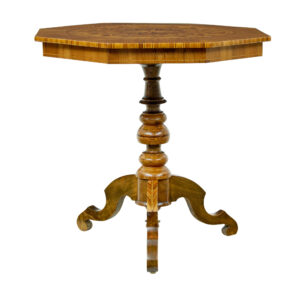 Italian 19th Century Inlaid Walnut Sorrento Table — thumbnail 10