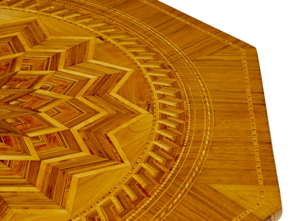 Italian 19th Century Inlaid Walnut Sorrento Table — image 6