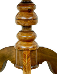 Italian 19th Century Inlaid Walnut Sorrento Table — thumbnail 3