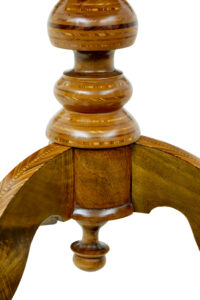 Italian 19th Century Inlaid Walnut Sorrento Table — thumbnail 2