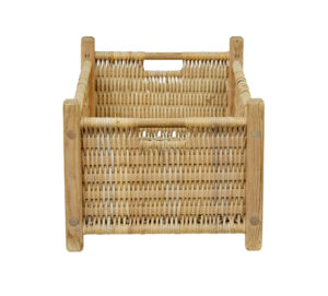 Scandinavian 19th Century Hand Woven Pine Basket — thumbnail 4