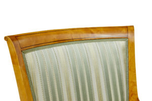 Early 20th Century Set of 4 Karl Johan Influenced Birch Armchairs — thumbnail 5