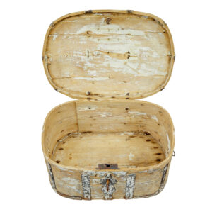 19th Century Scraped Pine Swedish Strong Box — thumbnail 6