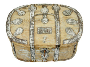 19th Century Scraped Pine Swedish Strong Box — thumbnail 5