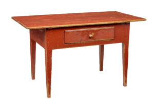 MID 19TH CENTURY SWEDISH PAINTED PINE TABLE