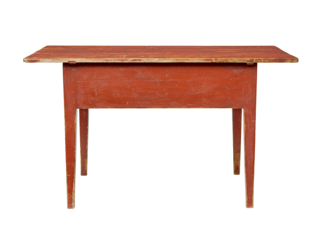 Mid 19th Century Swedish Painted Pine Table — image 7