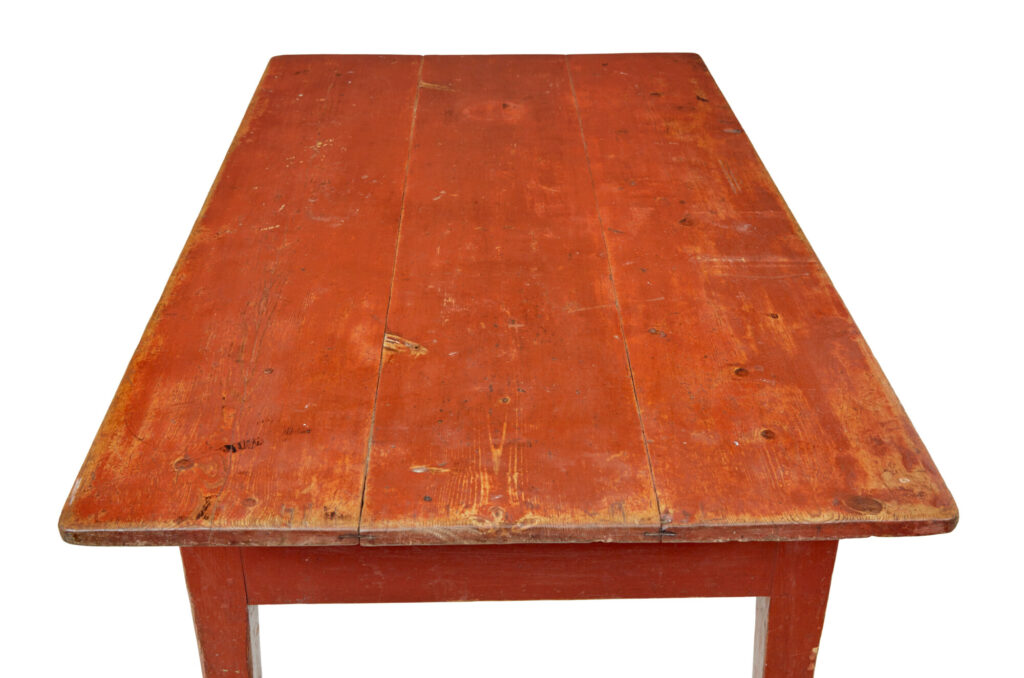 Mid 19th Century Swedish Painted Pine Table — image 4