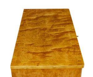 Mid Century Scandinavian Tiger Birch Chest of Drawers — thumbnail 8