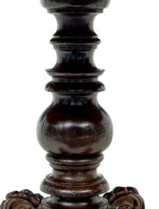 19th Century Scandinavian Hand Carved Oval Center Table — thumbnail 5