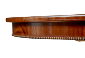 19th Century Scandinavian Hand Carved Oval Center Table — thumbnail 4