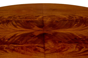 19th Century Scandinavian Hand Carved Oval Center Table — thumbnail 3