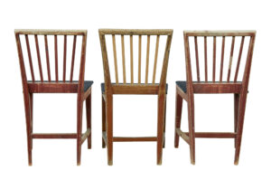 Harlequin Set of 6 19th Century Painted Pine Dining Chairs — thumbnail 11